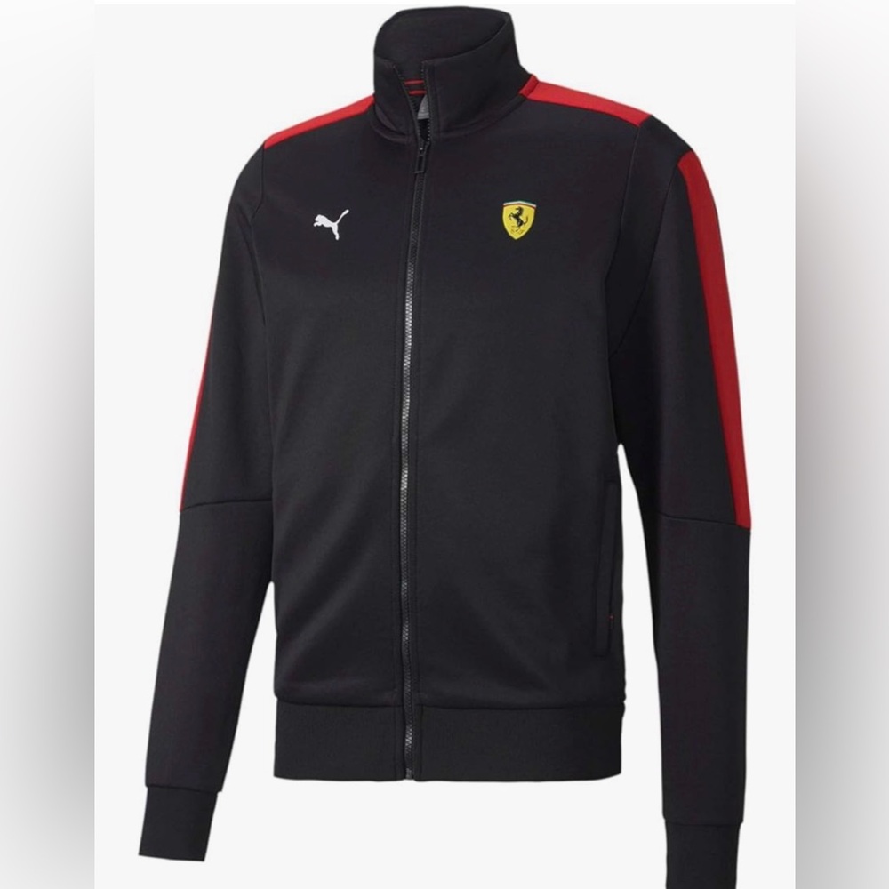 PUMA Men's Scuderia Ferrari Race MT7 Track Black XXL F1 Jacket NWT